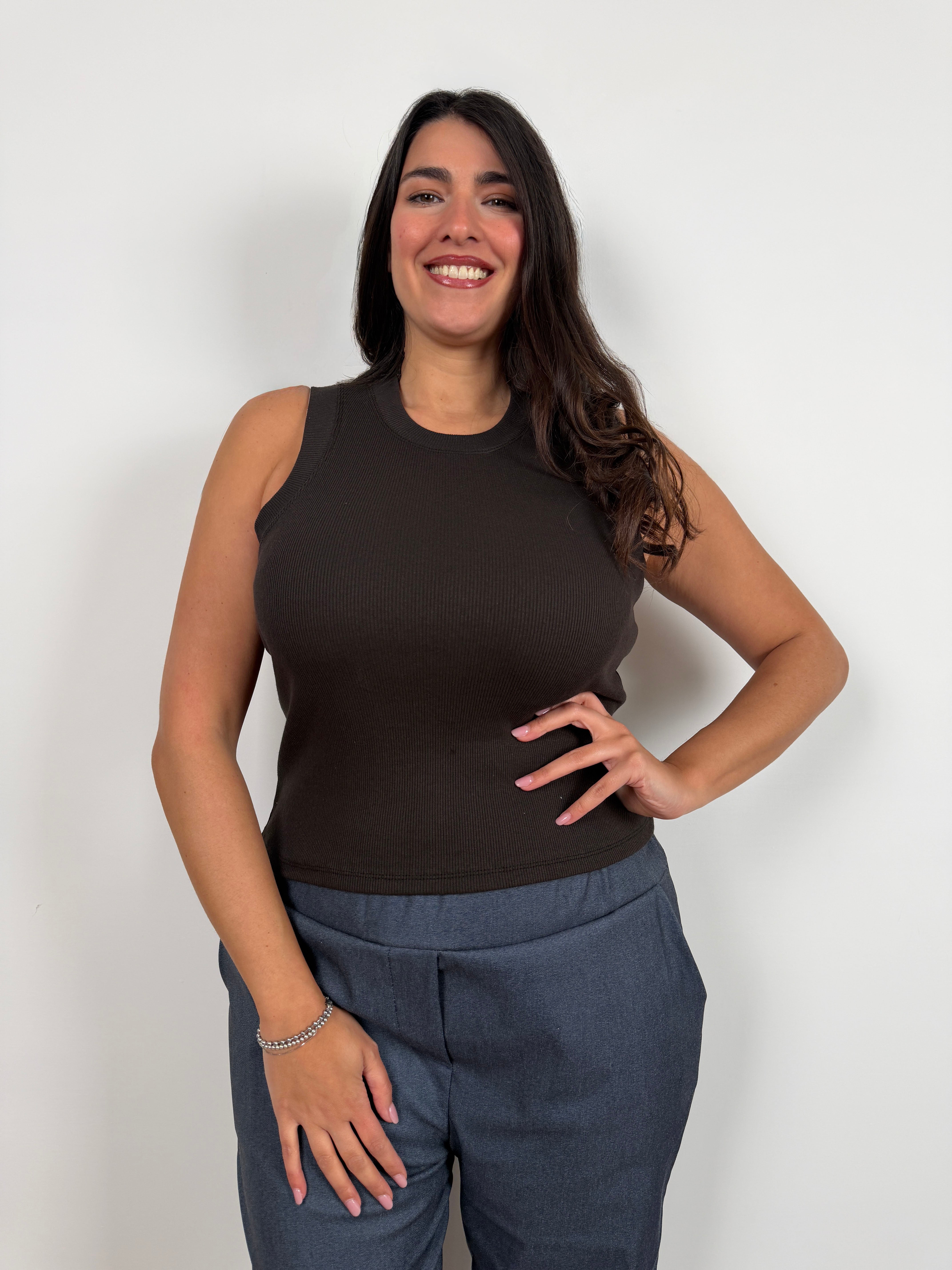 Canotta basic (veste anche curvy)