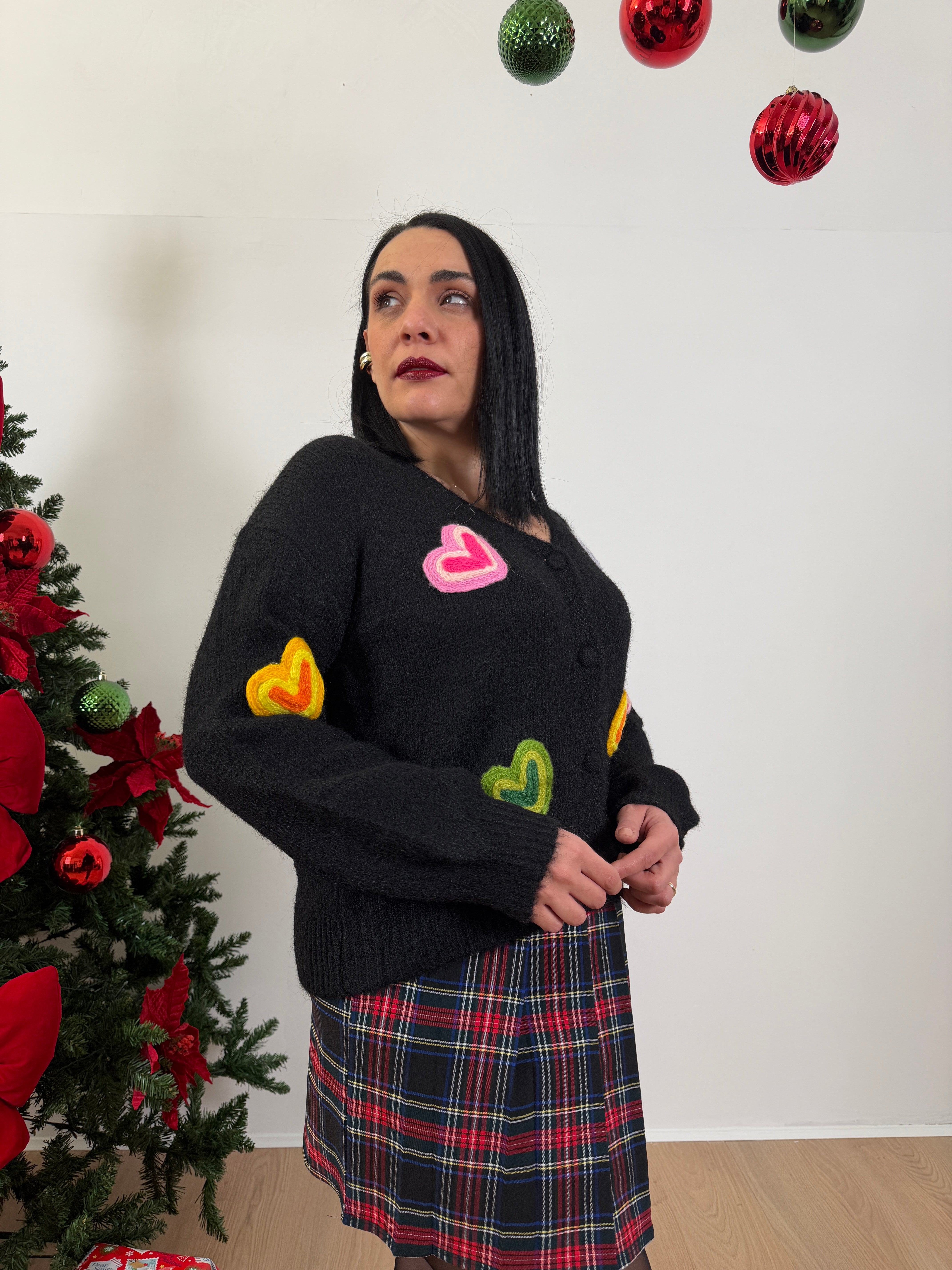 Cardigan Cuoricini 💕 (veste anche curvy)