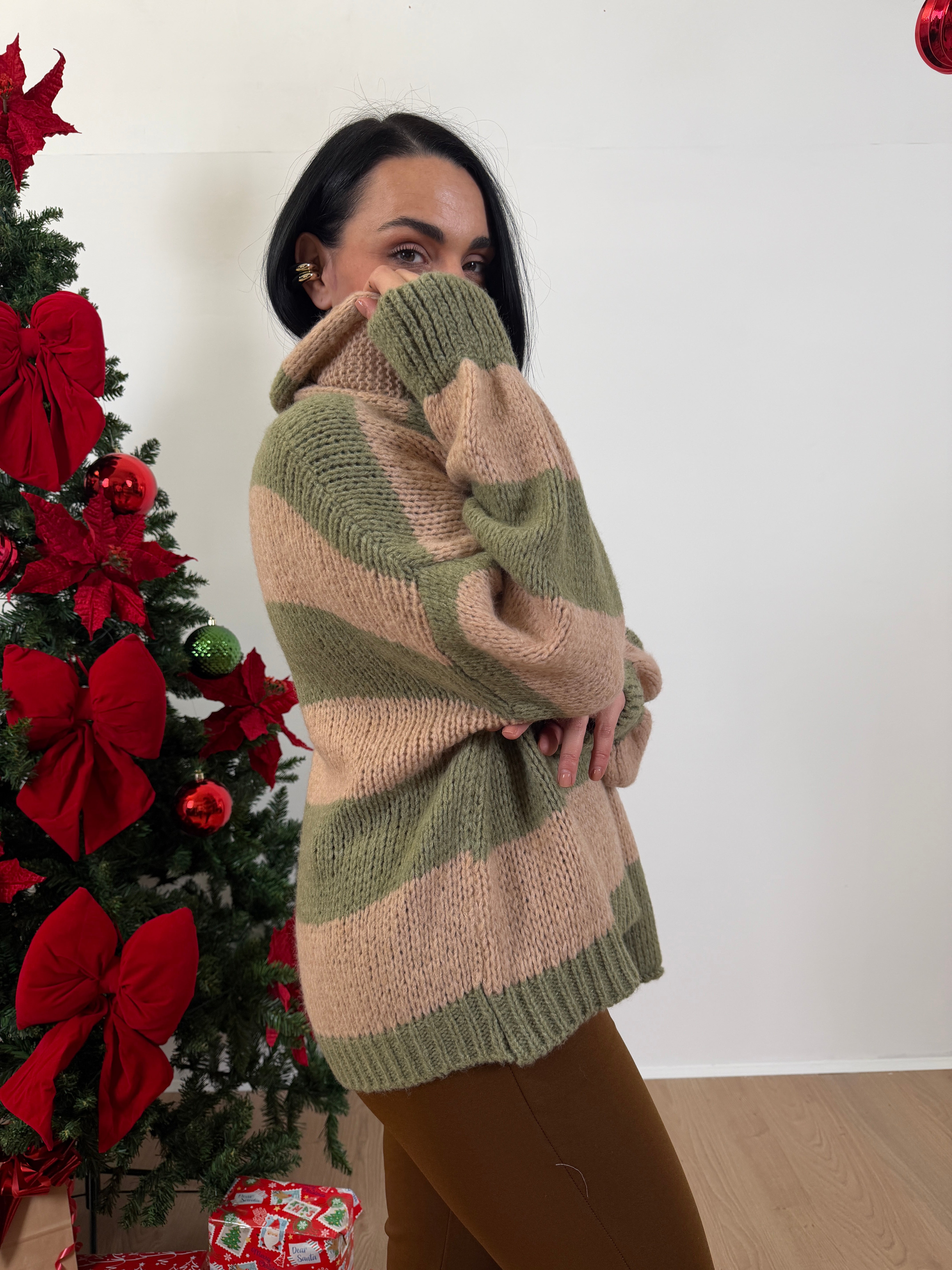 Coquette Maglione e sciarpa ( veste anche curvy)