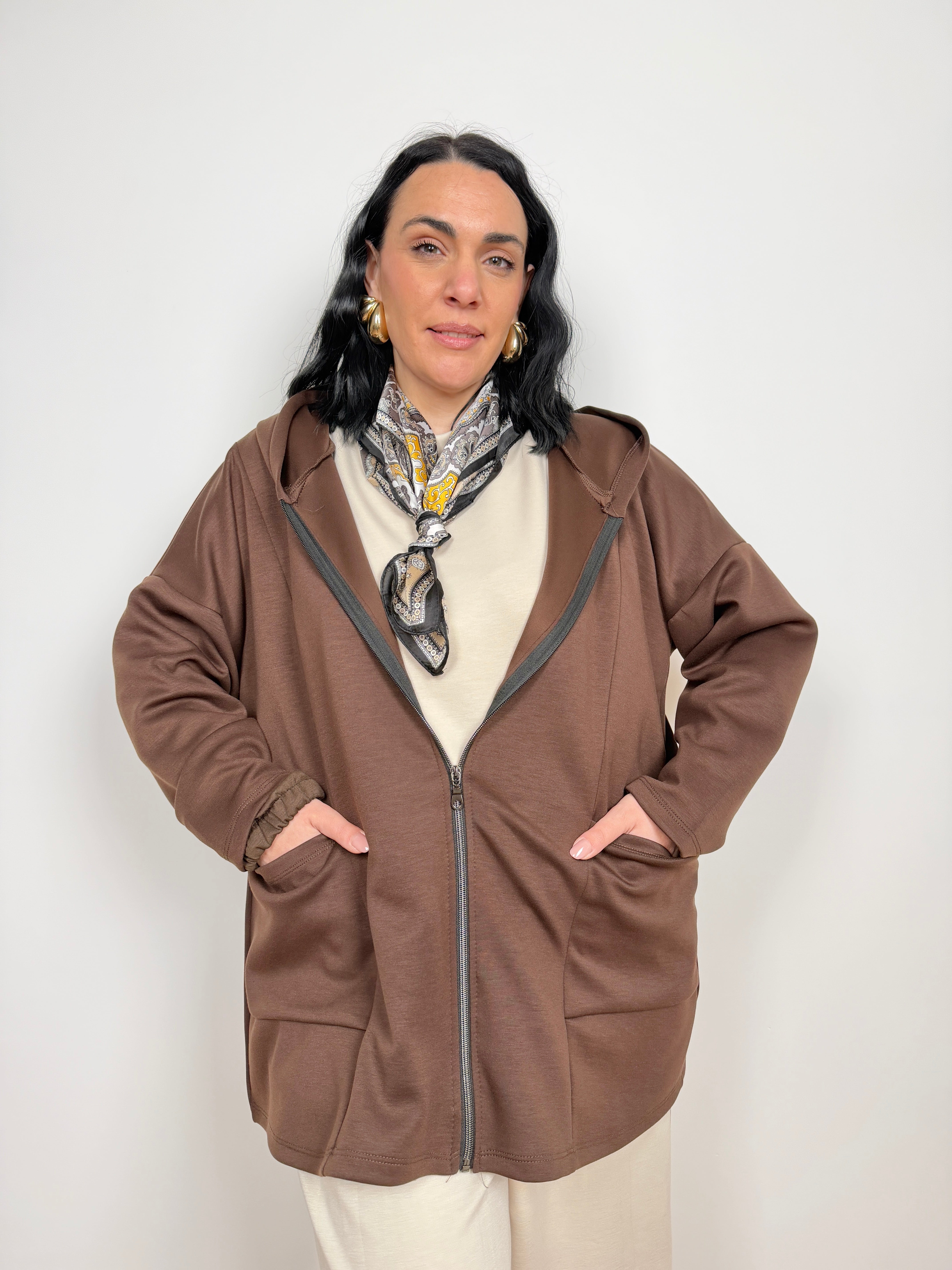Felpa Nicla (veste anche curvy)