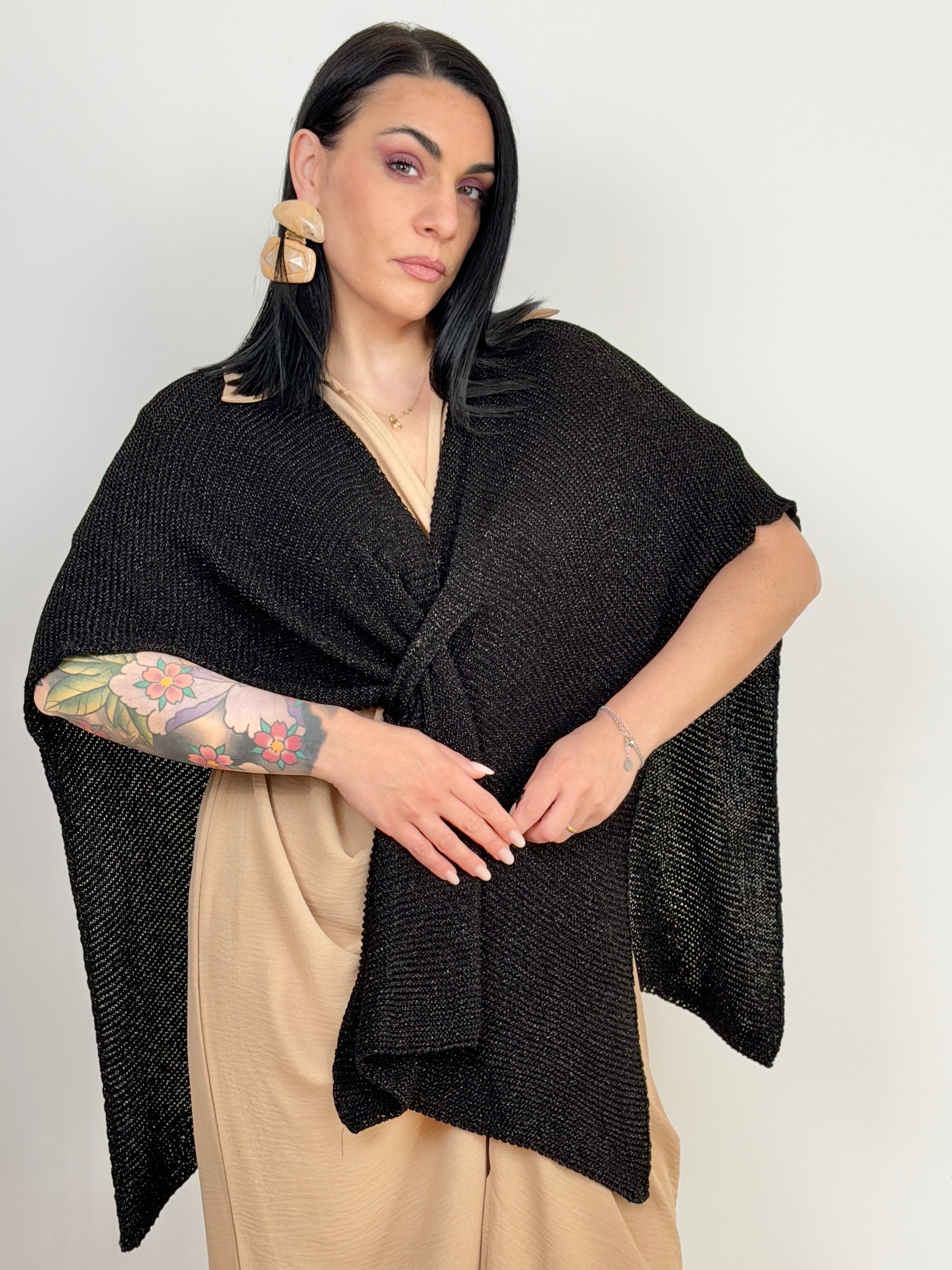 Poncho Lurex