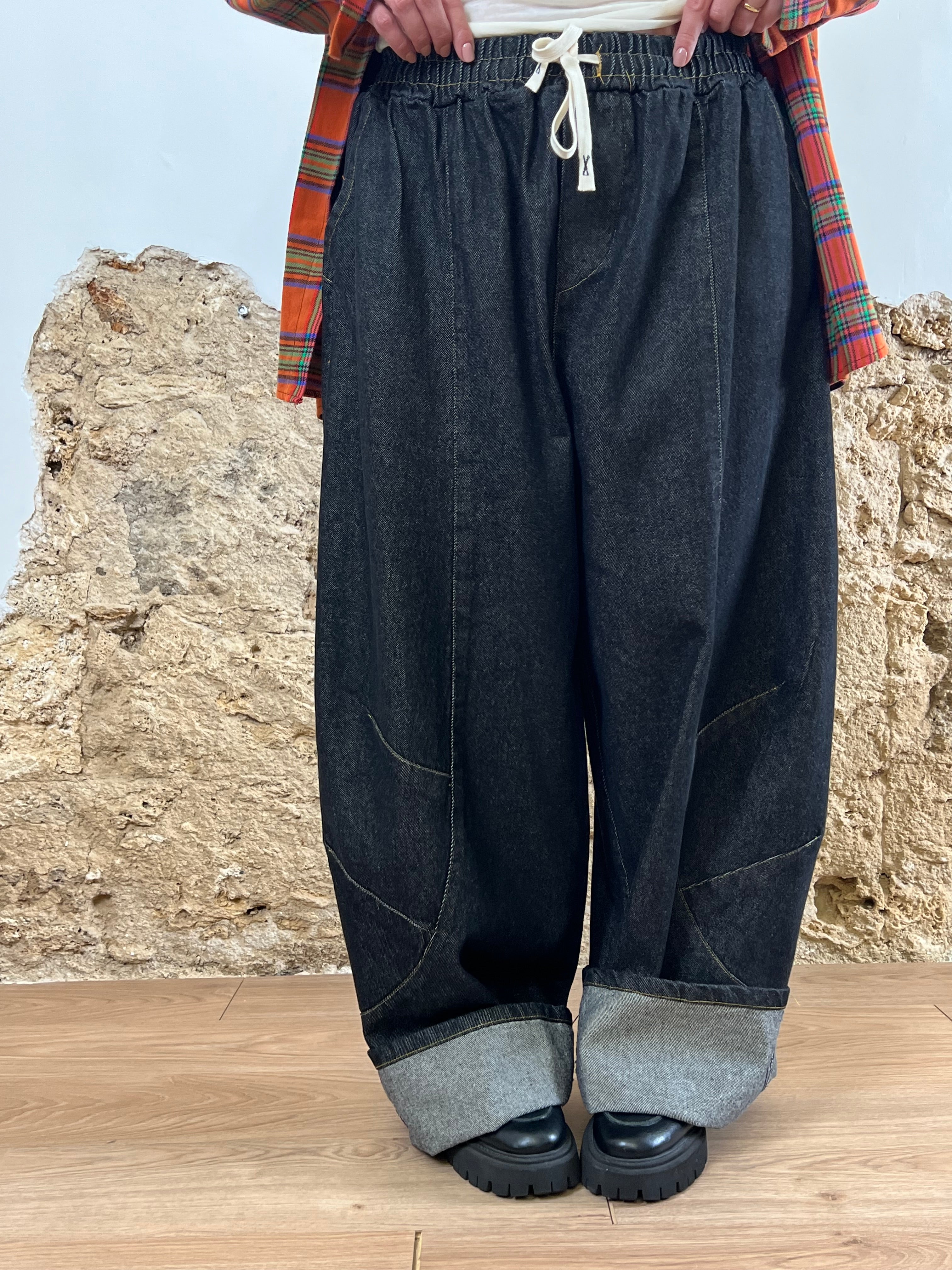 Denim Chadia balloon (veste anche curvy)