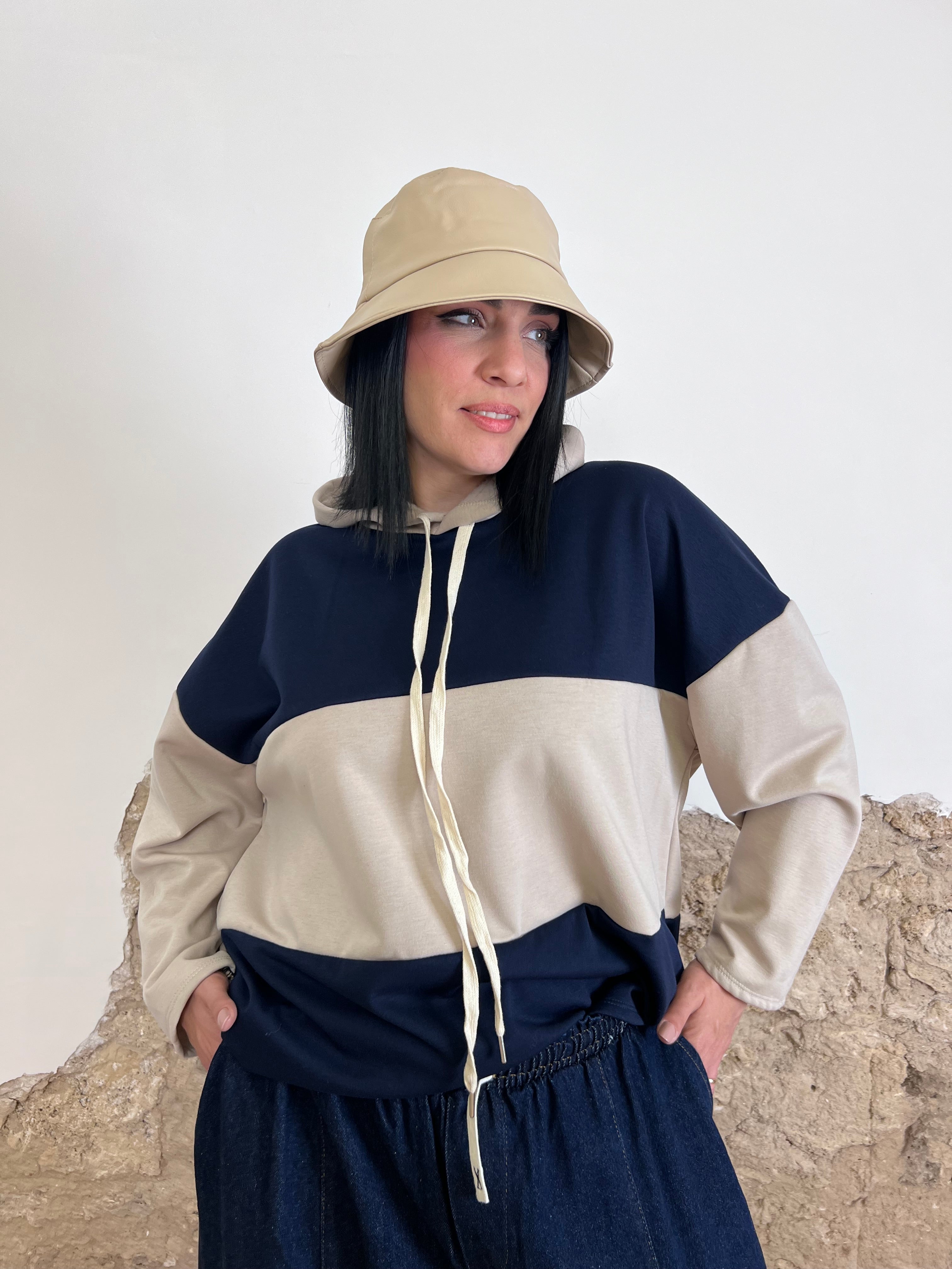 Felpa Basic D. (veste anche curvy)