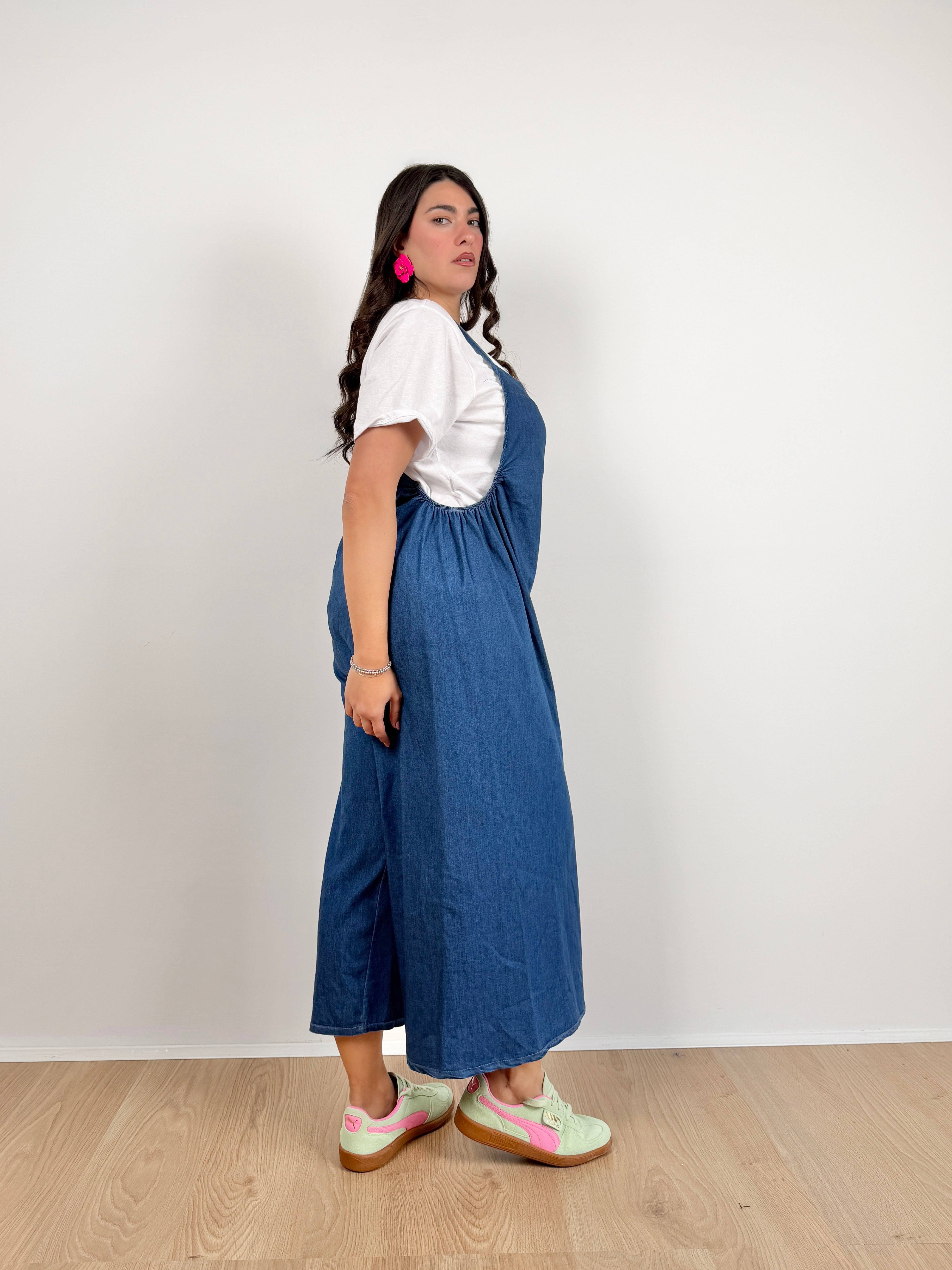 Salopette Denim (veste anche curvy)