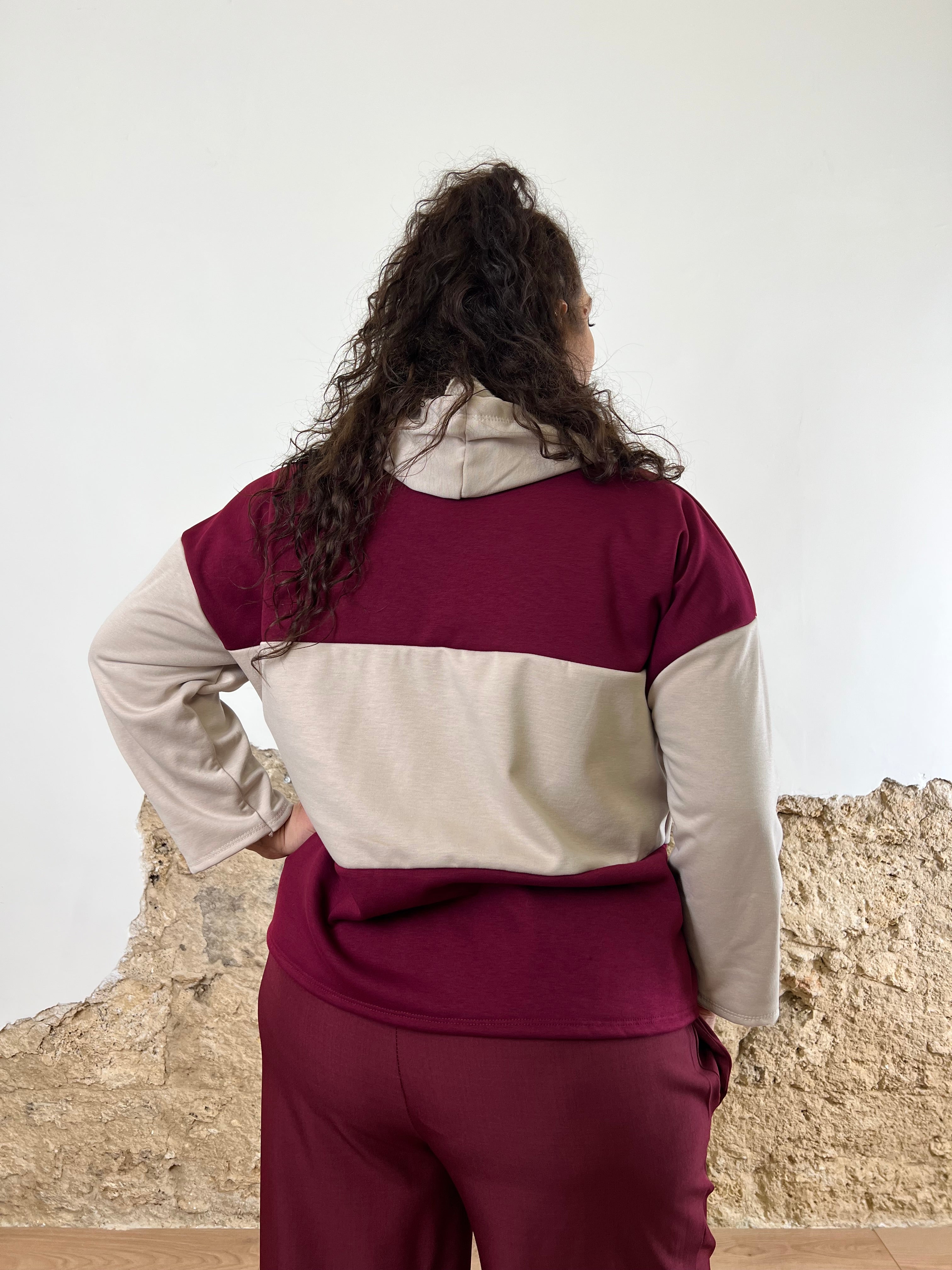 Felpa Basic D. (veste anche curvy)