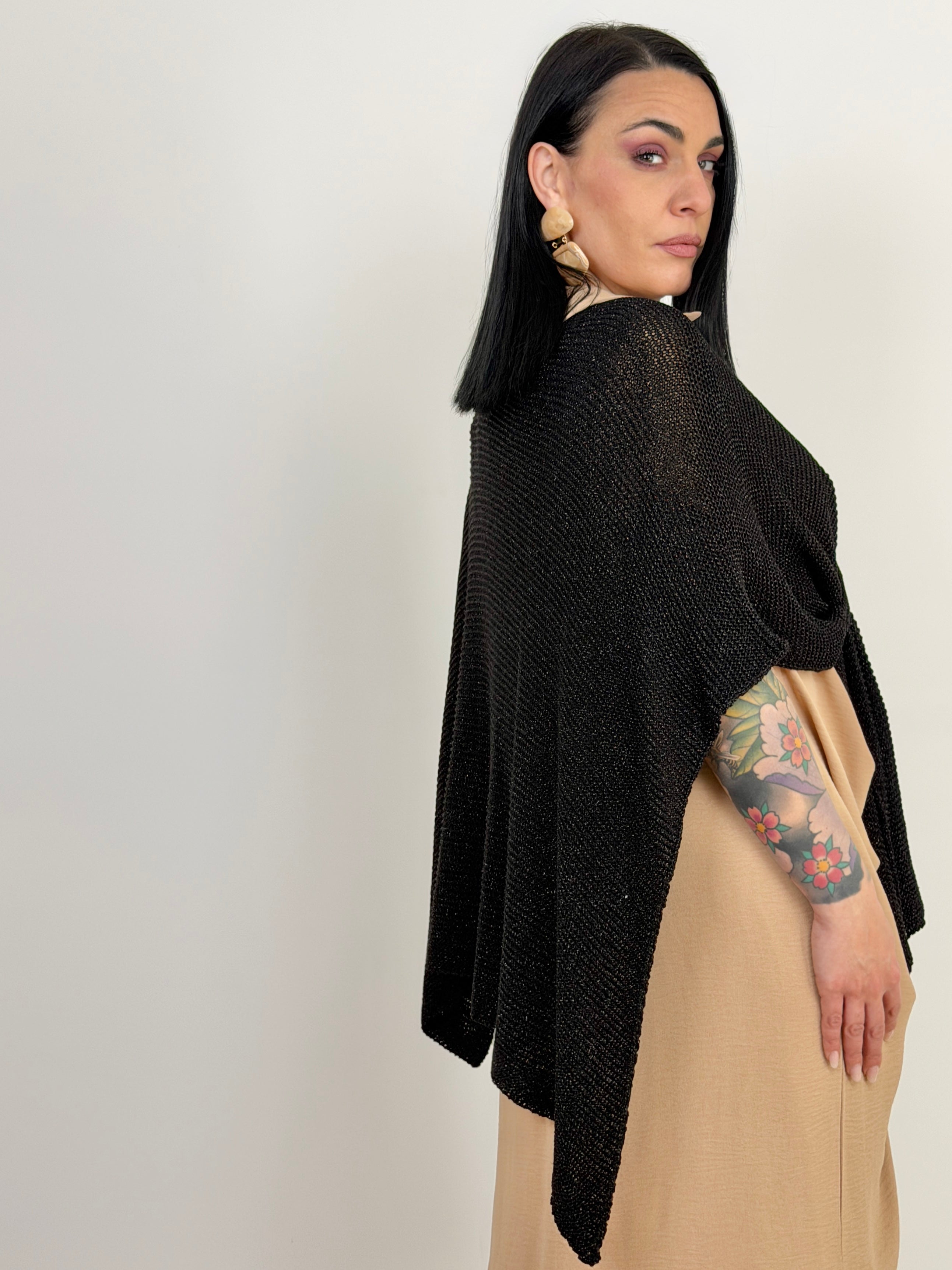 Poncho Lurex