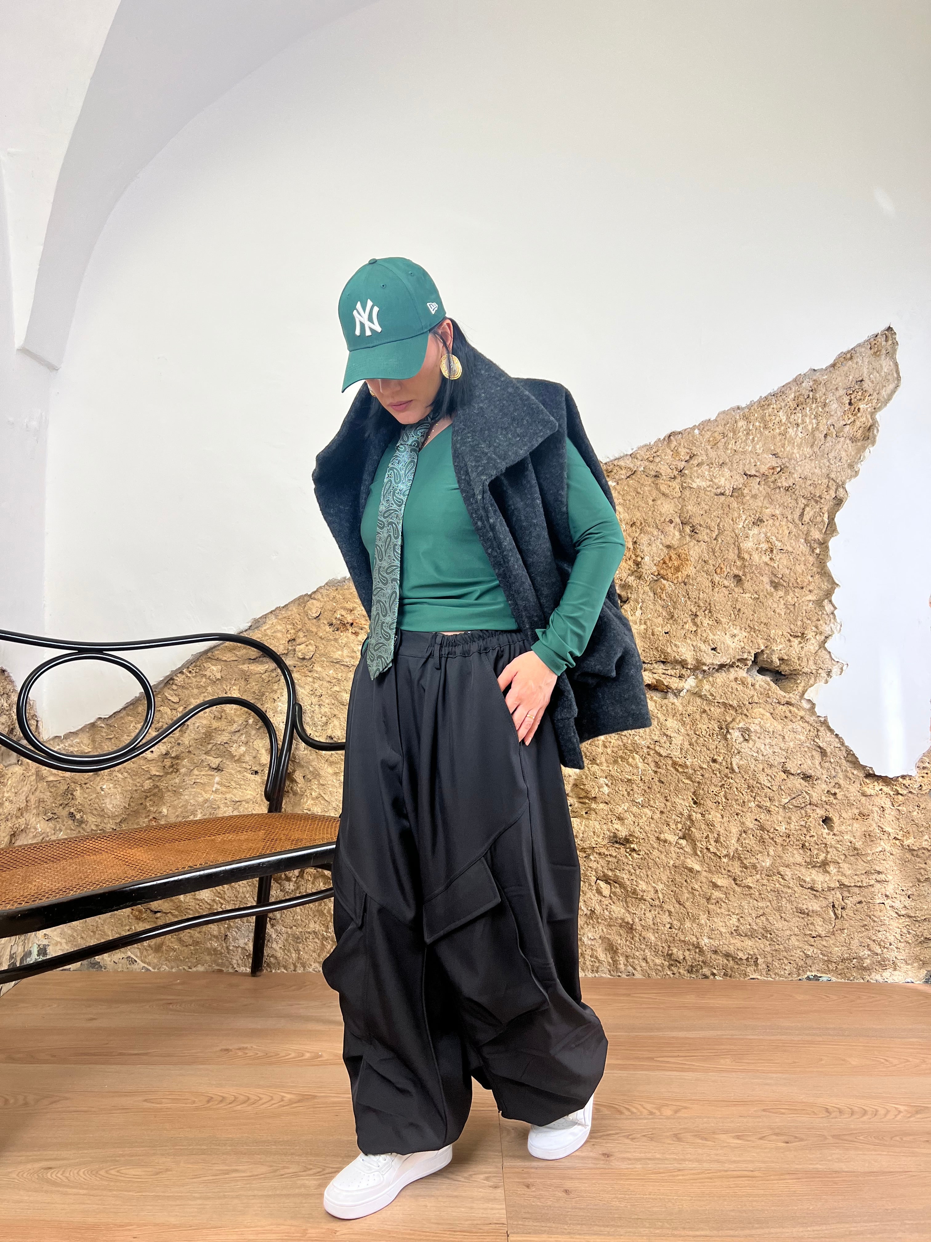 pantalone cargo-love (veste anche curvy)