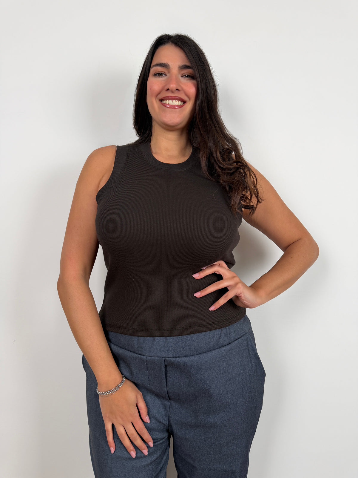 Canotta basic (veste anche curvy)