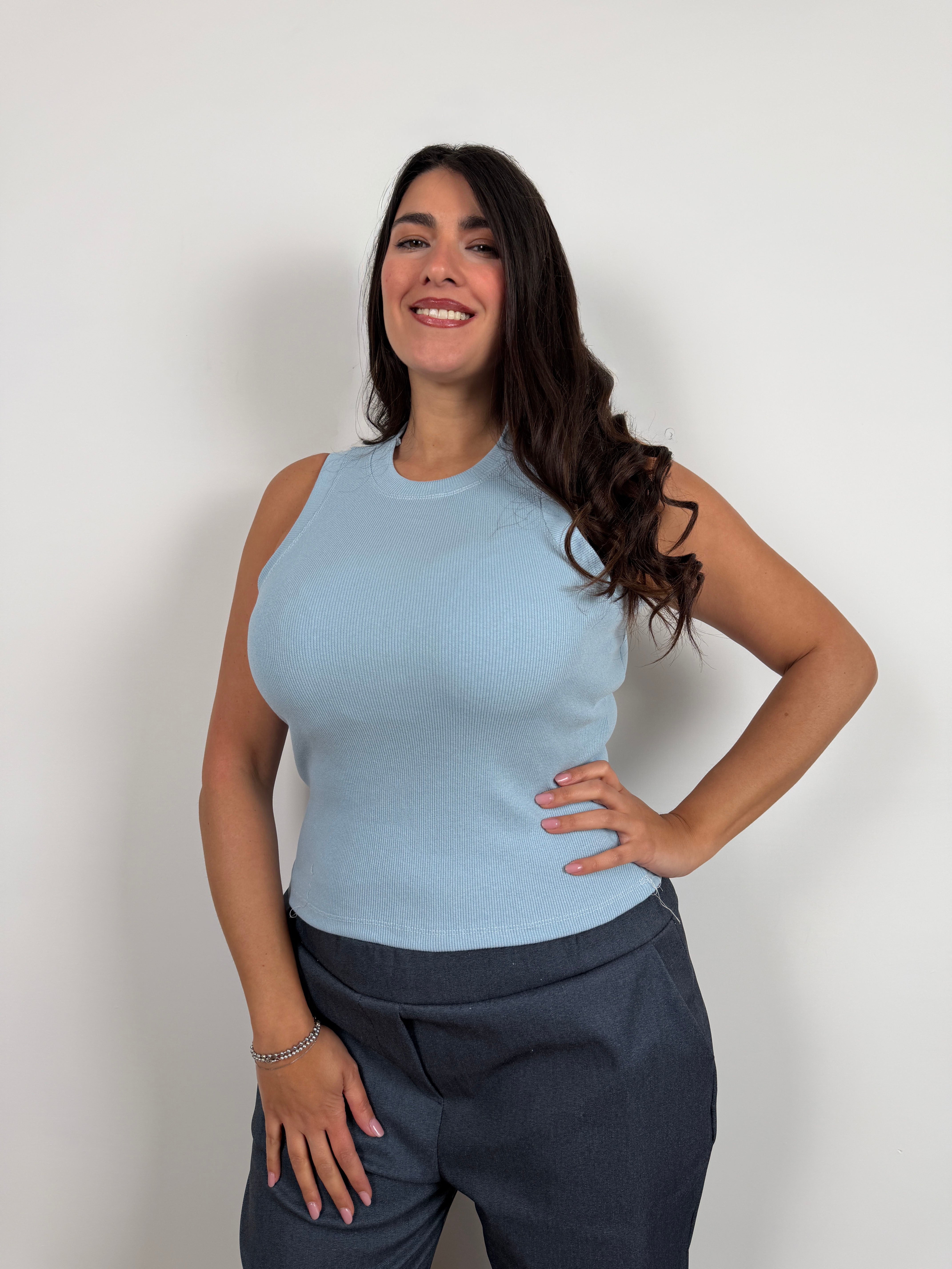 Canotta basic (veste anche curvy)