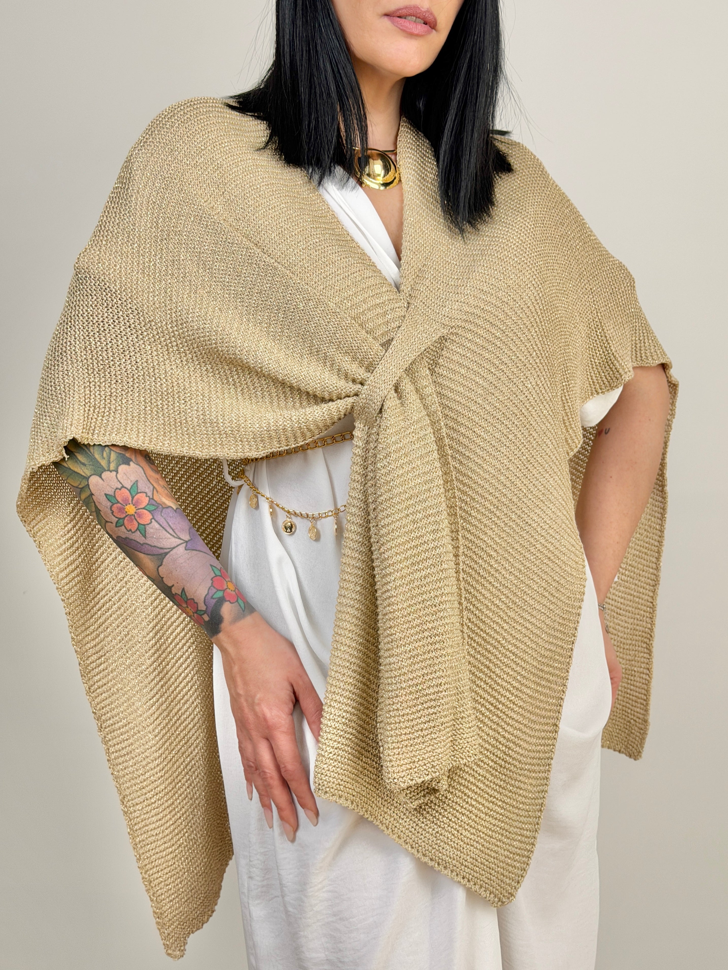 Poncho Lurex