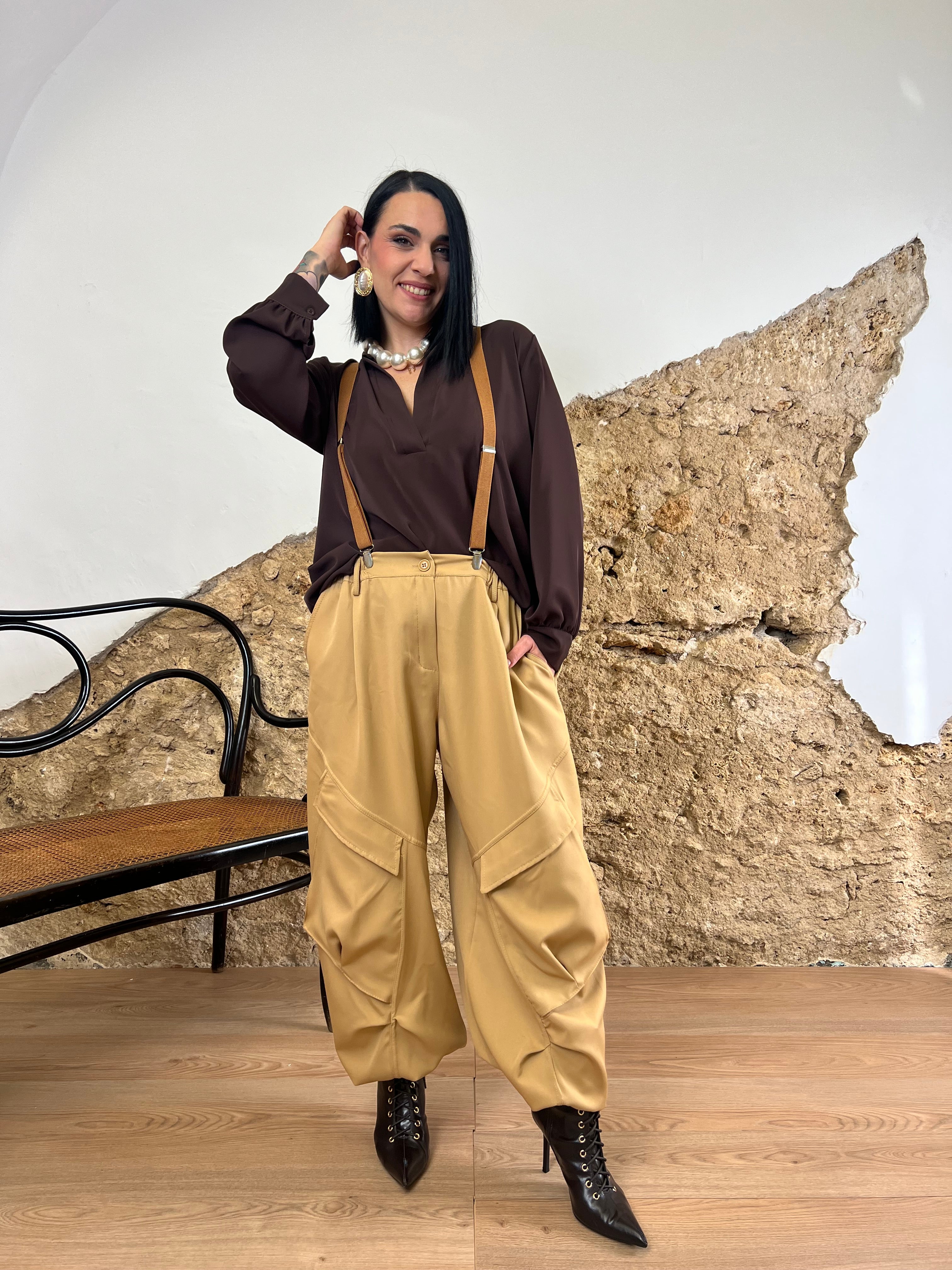 pantalone cargo-love (veste anche curvy)