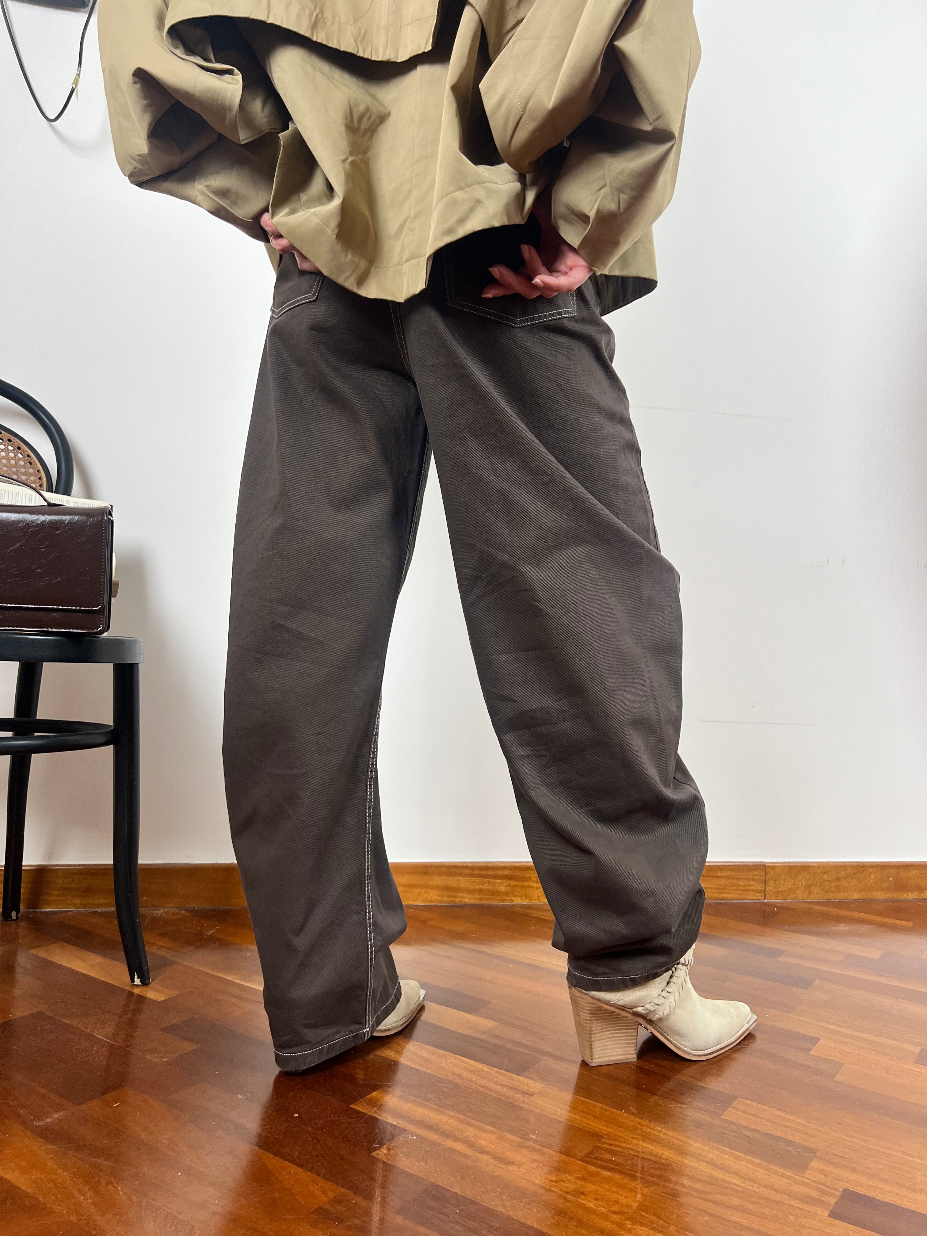 jeans brown ballon