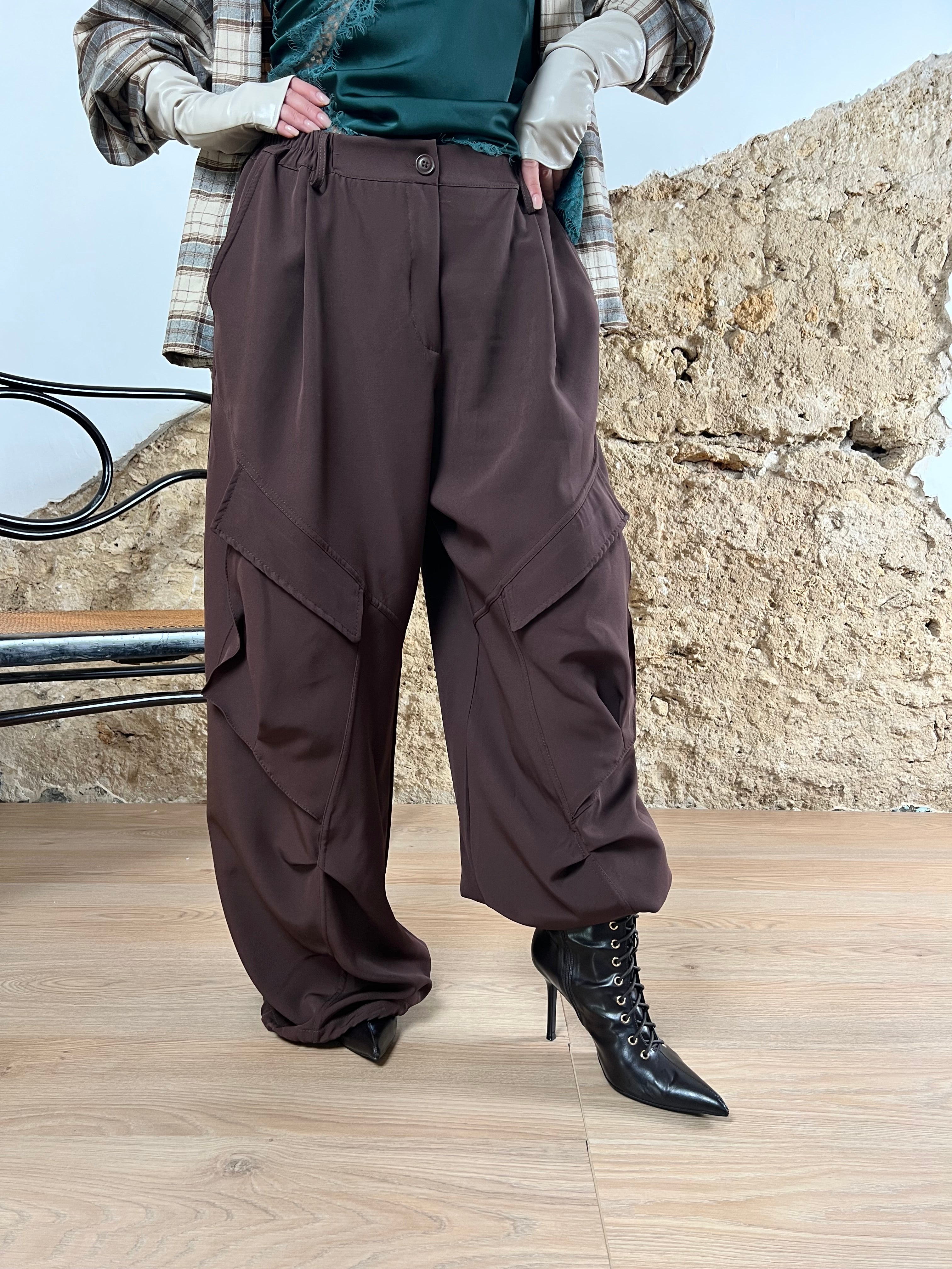 pantalone cargo-love (veste anche curvy)