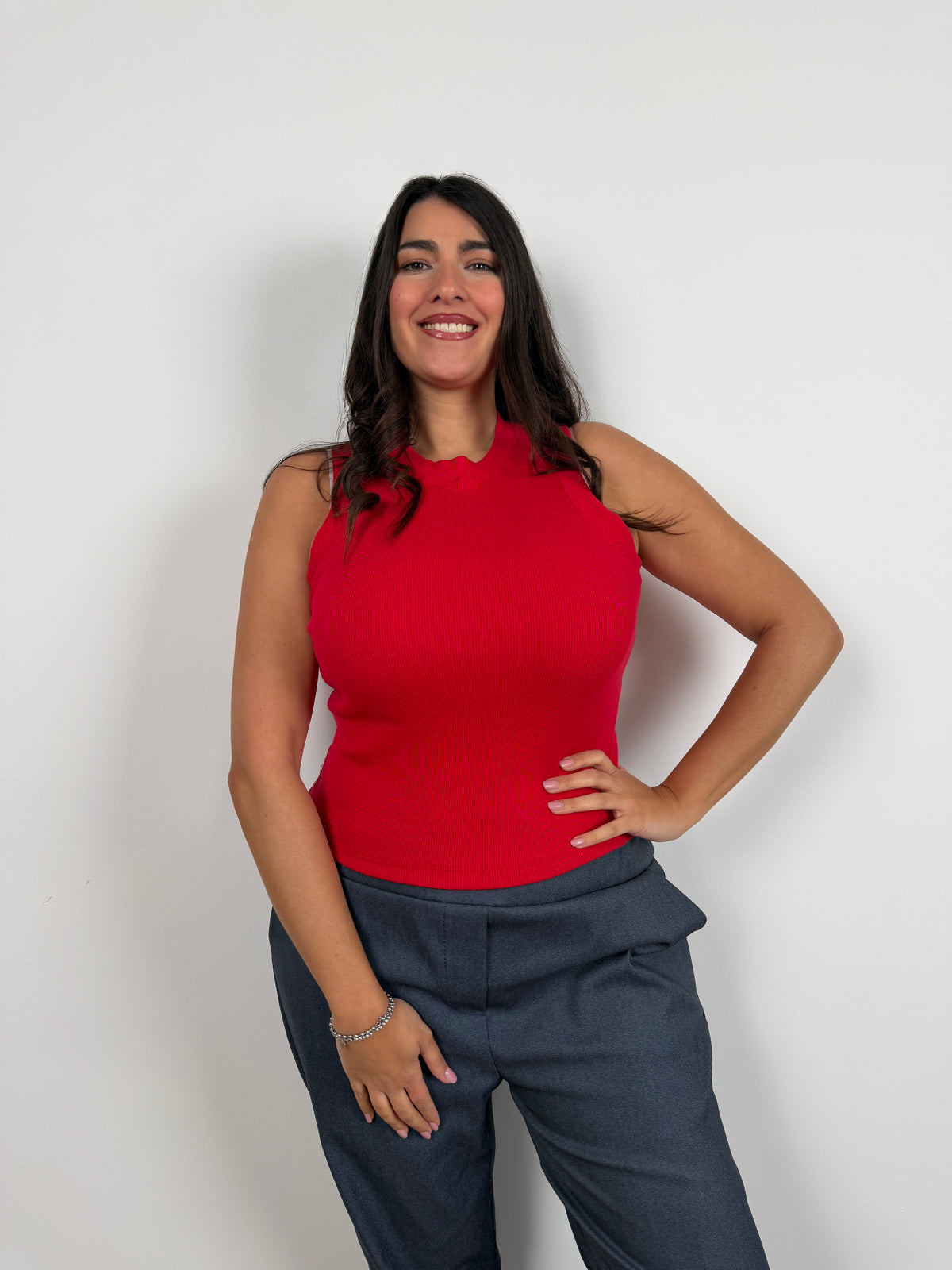 Canotta basic (veste anche curvy)