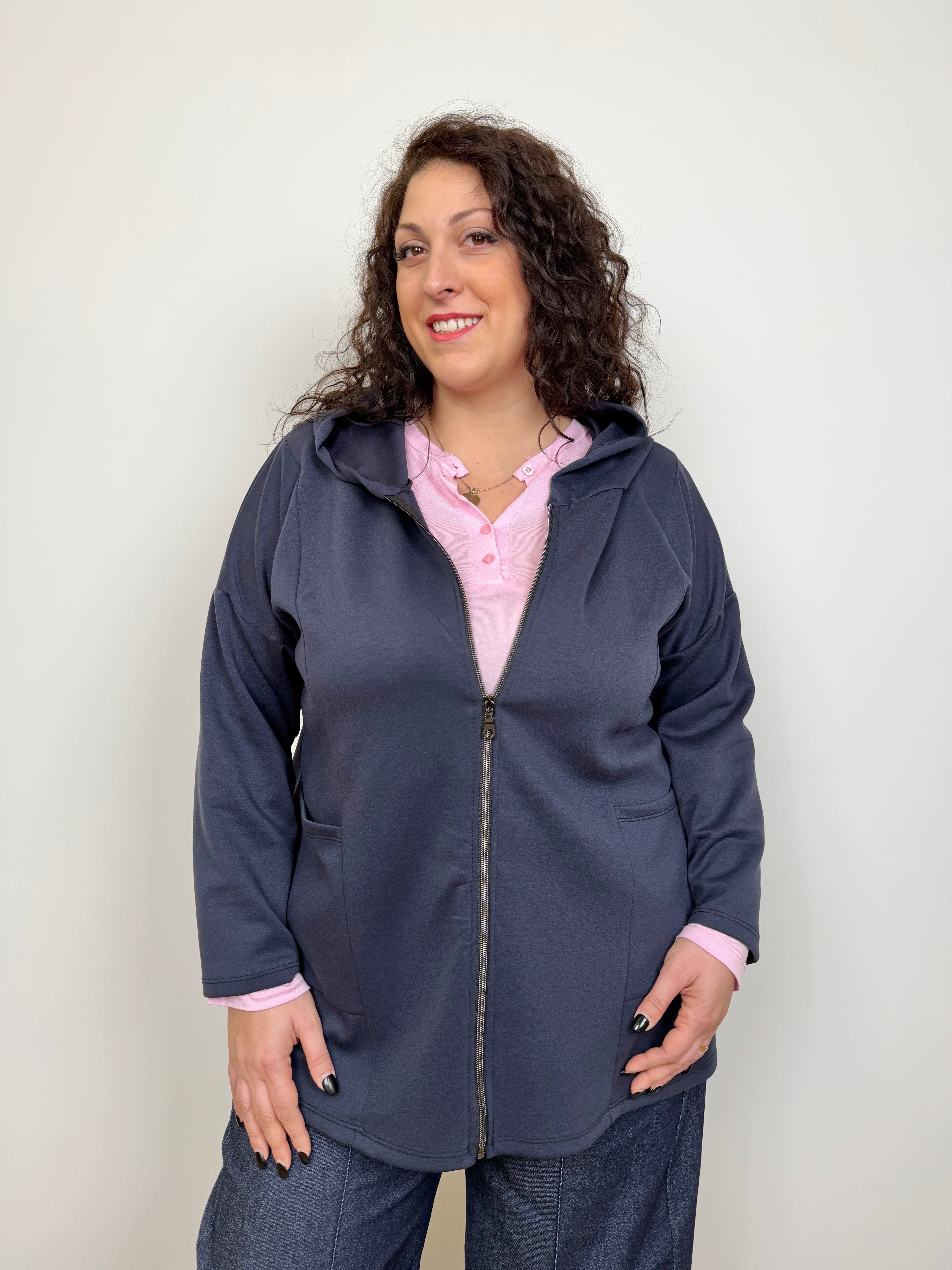 Felpa Nicla (veste anche curvy)
