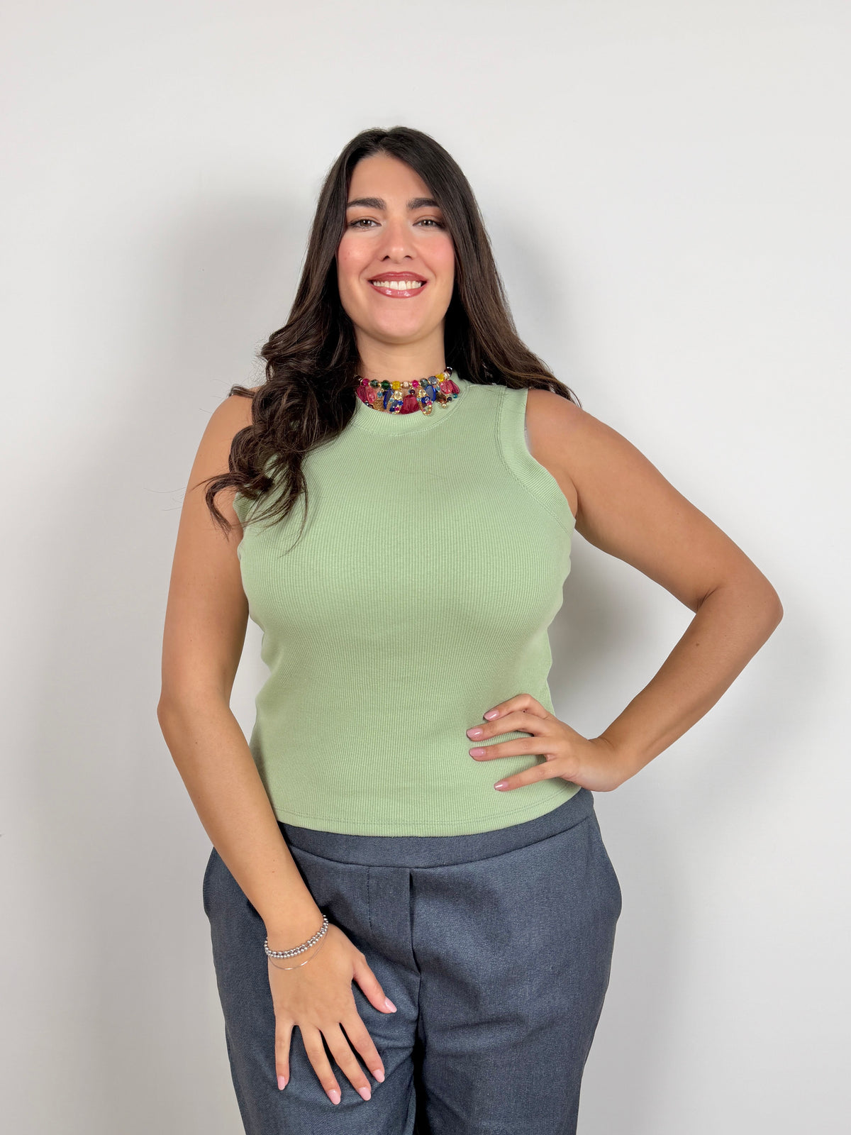 Canotta basic (veste anche curvy)