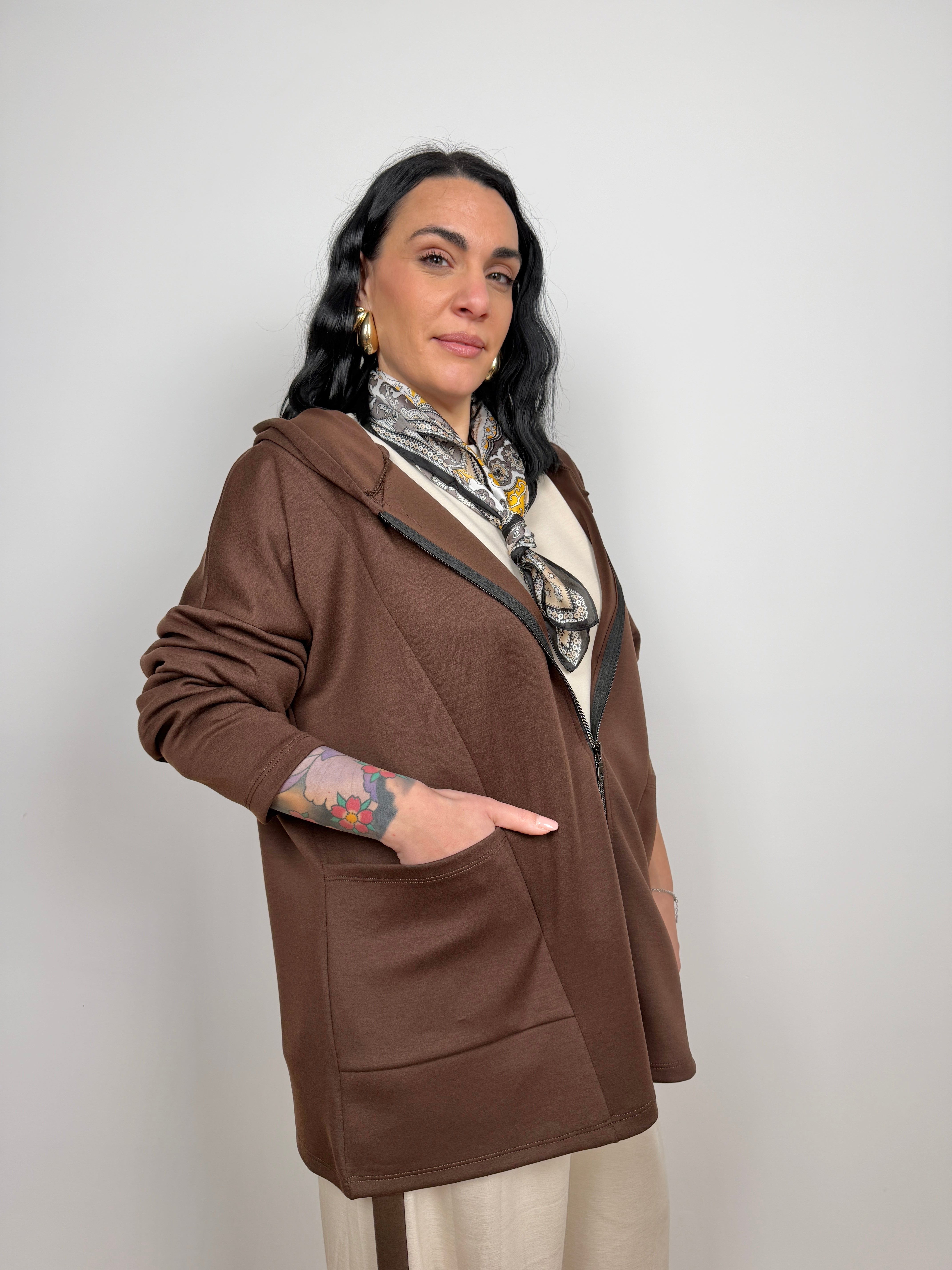 Felpa Nicla (veste anche curvy)