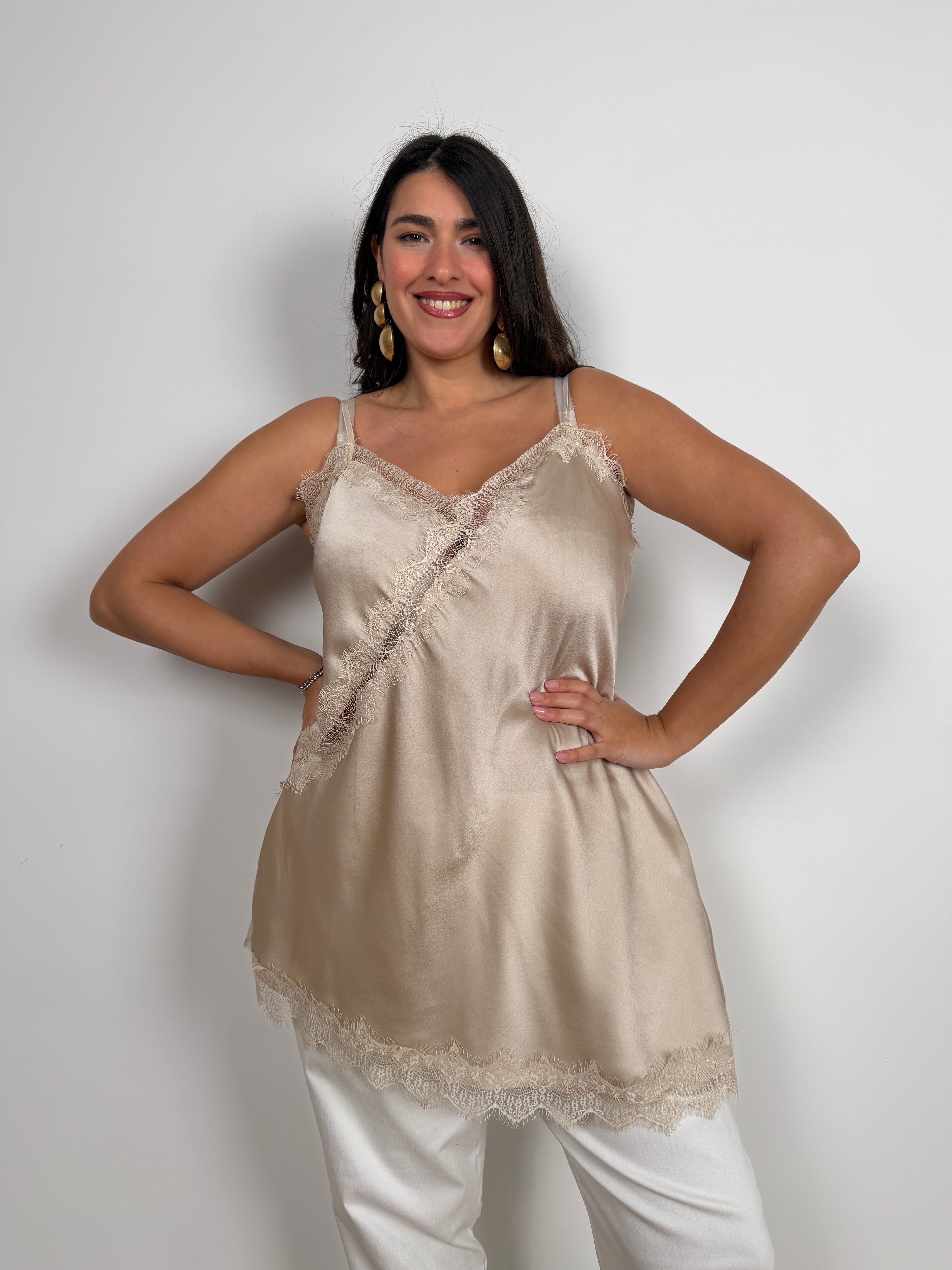 Top Clarissa(veste anche curvy)