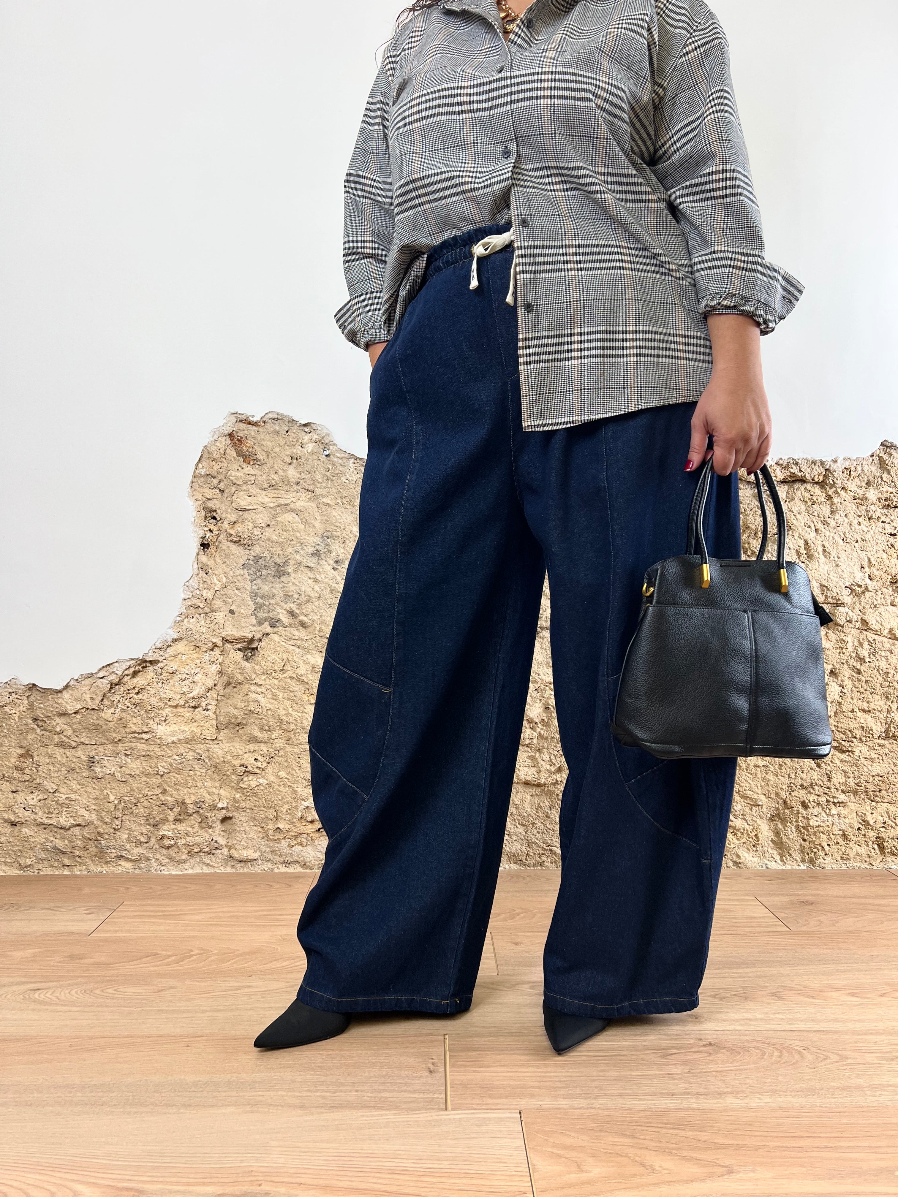 Denim Chadia balloon (veste anche curvy)