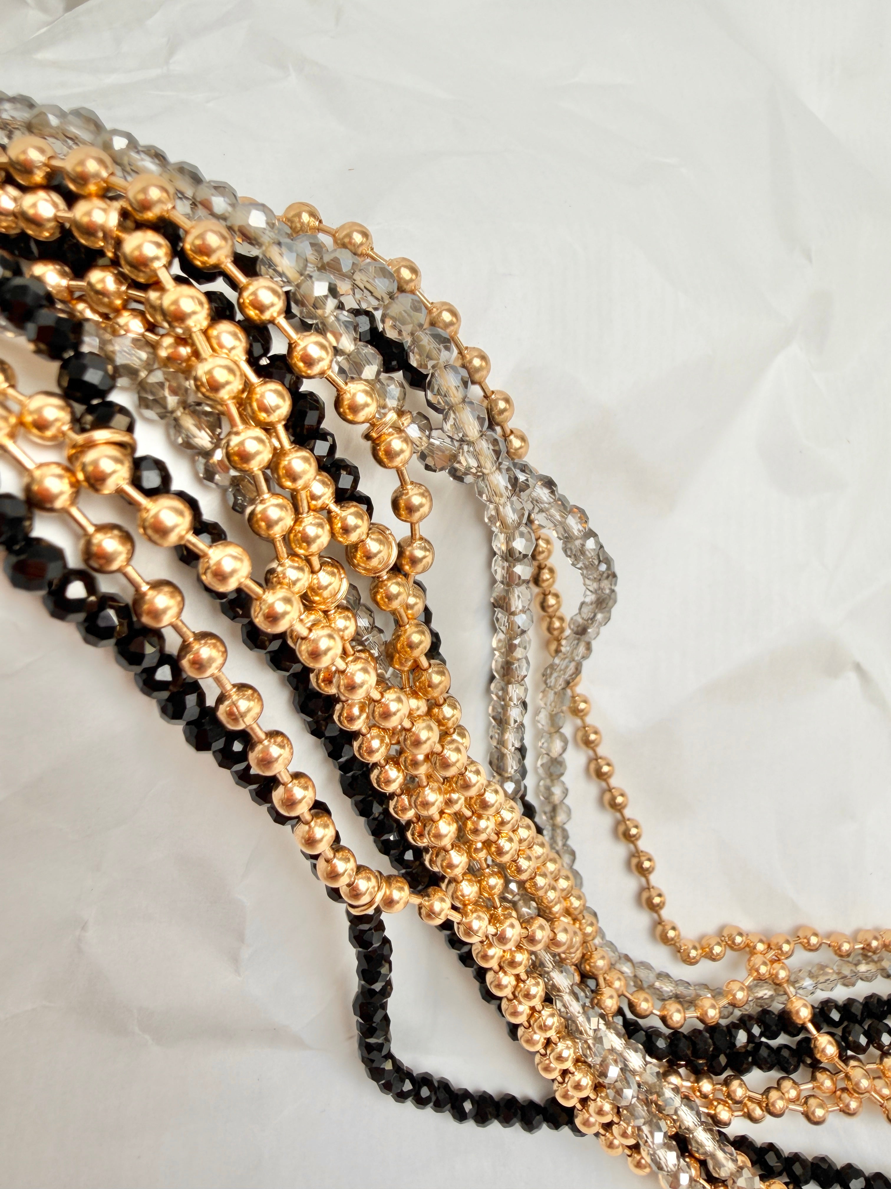 Collana Black Cascada