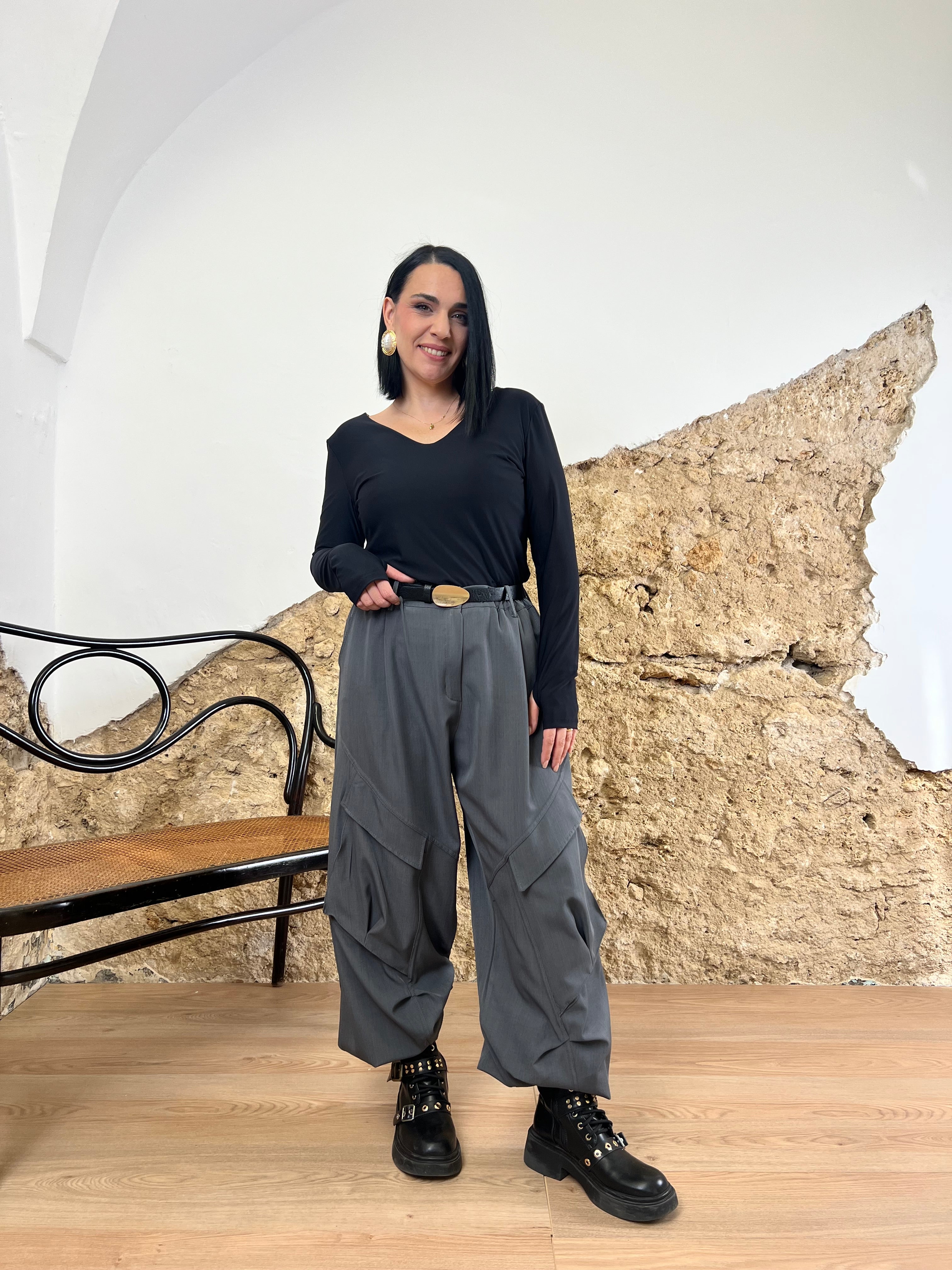 pantalone cargo-love (veste anche curvy)