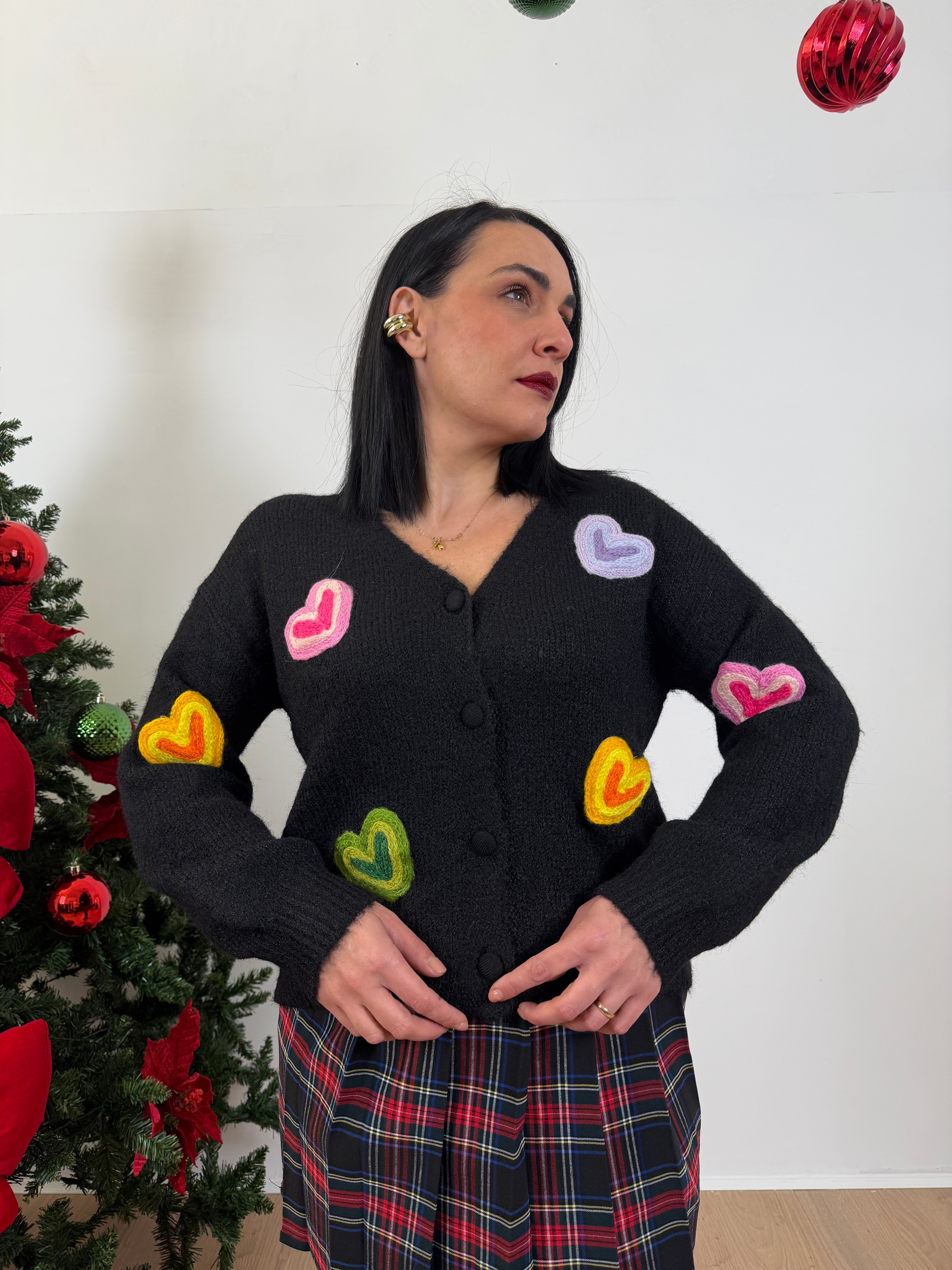 Cardigan Cuoricini 💕 (veste anche curvy)